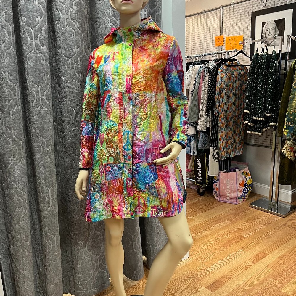 NWT Size S UBU Art Raincoat